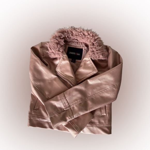 Limited Too Girls Pink Metallic Jacket - Picture 2 of 7